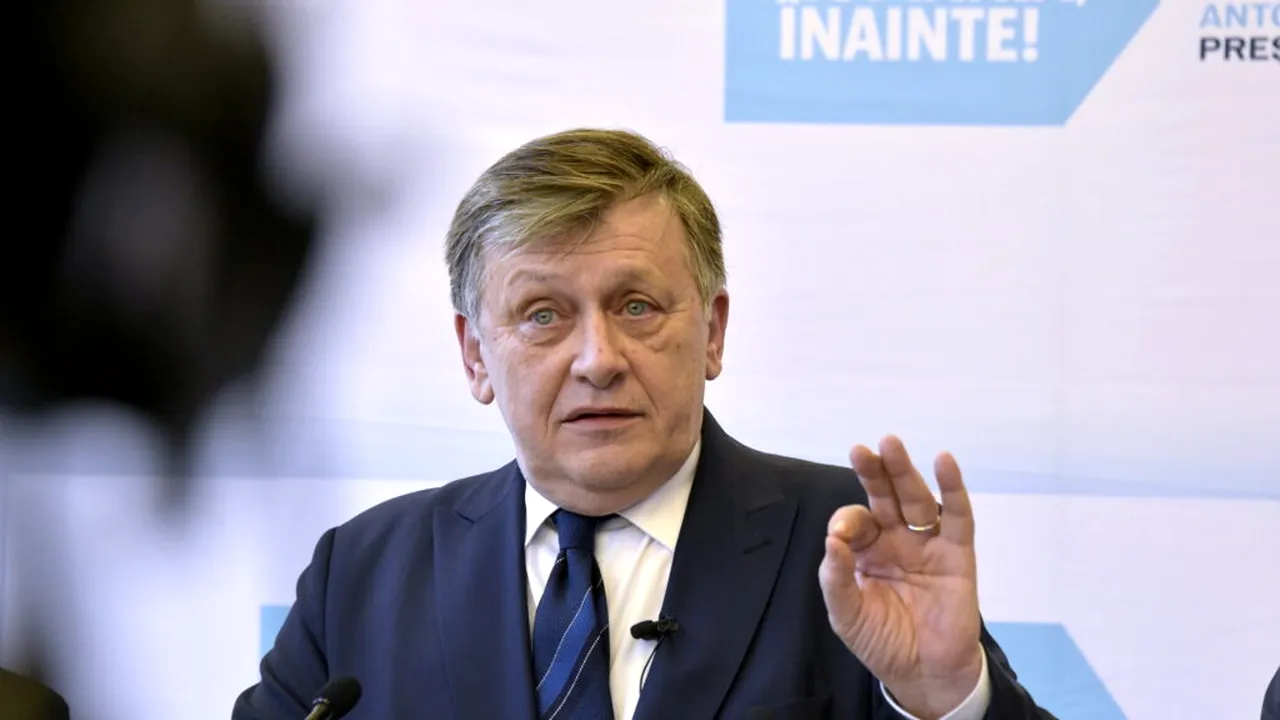 Crin Antonescu își lansează programul prezidențial